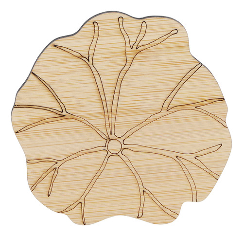 Posavasos De Bambú Para Tazas De Té Cup Pad, Juego De 6 Unid