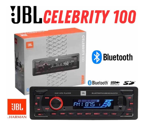 Jbl Celebrity 100 Radio 1 Din Con Bluetooth, Micrófono, Etc