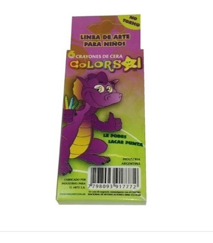 Crayones Crayon Colorsol Cortos X 6u. Escolar Qpañzm