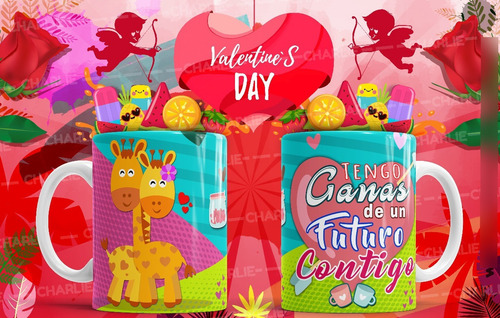 Imagen 9 de 10 de 30 Plantillas Para Sublimar Tazas - Dia Del Amor - Psd