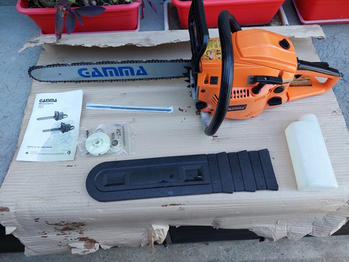 Motosierra Nafta Gamma 45cc (no Arranca) Naranja (Usado)