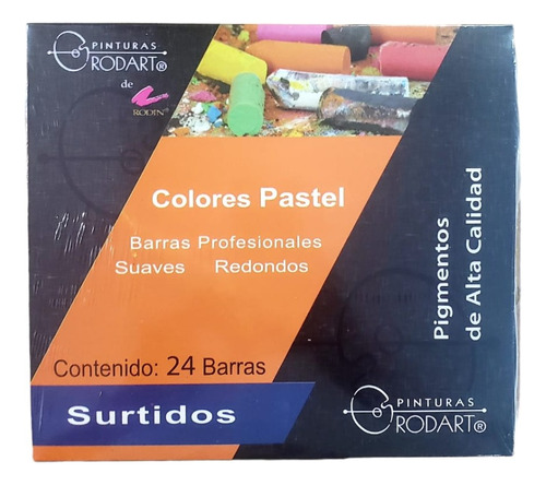 Barras De Colores Pastel Caja Con 24 Piezas Rodart