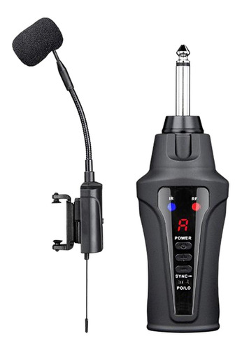 Instrumento Receptor Cardioide Con Clip Para Violín Uhf,