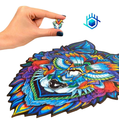 Imagen 10 de 10 de Rompecabezas 3d Madera Grande A3 Niños Regalo Animales