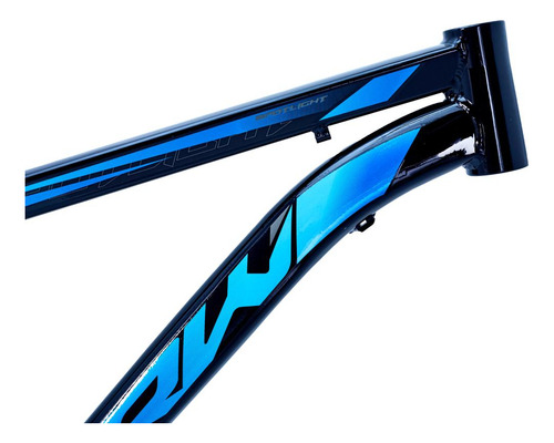 Quadro Bicicleta Spotlight Aro 29 Alumínio Mtb - Krw Cor Preto/azul