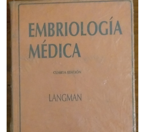 Libro Embriologia Medica