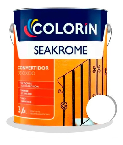 Seakrome Convertidor Antioxido Colorin X 3,60 Litros