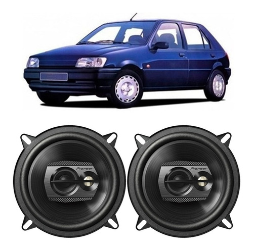 Falante Ford Fiesta 1993 A 1995 100w Rms Automotivo Kit