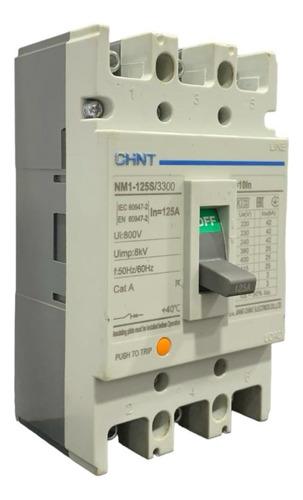 Breaker Chint Nm1-125s/100a 3x100amp 800v