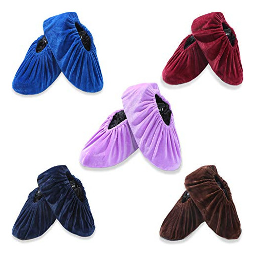 5 Pares Cubrezapatos Antideslizantes ReutilizablespuLG