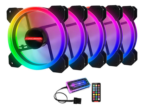 120mm Led Ajuste Rgb Caja De Ordenador Ventilador De