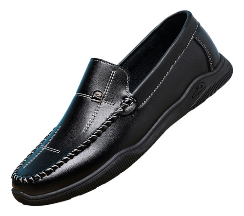 Zapatos Casuales De Cuero De Negocios Para Hombre, De Fondo