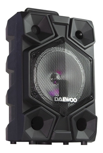 Bocina Daewoo DW-8020 portátil con bluetooth negra 