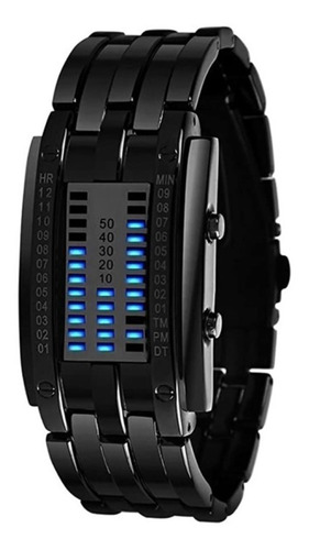 Reloj/pulsera Digital Led Acero Inoxidable Resistente Agua 