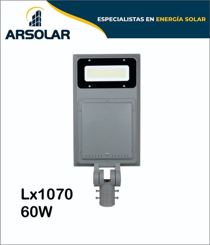 Luminaria Led Solares Sin Sensor De Movimiento 60w