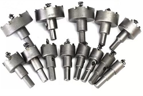13 Broca Para Metal Acero Copa Sierra Hss Carburo 16-53mm