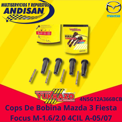 Chupones De Bobina Mazda 3/ Focus/ Fiesta