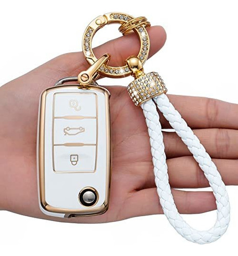 Carcasa Para Llaves, Lcxjmwkl Para Vw Volkswagen Key Fob