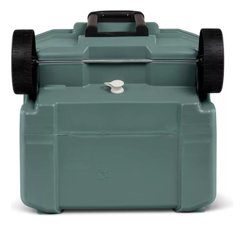 Geladeira Igloo Latitude 60 Roller 56l Cooler Praia Pescaria Cor Verde-musgo