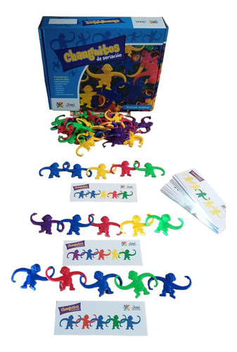 Juego Didáctico Changuitos Chi, 70 Pzas Tarjetas D Seriación