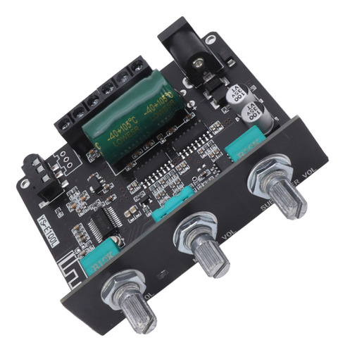 Placa Amplificadora De 2.1 Canales, Graves Agudos, 2x 50 W,