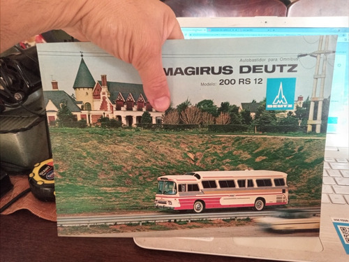 Folleto Colectivo Micro Magirus Deutz No Manual Antiguo Bus