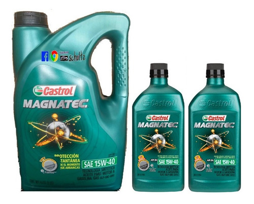 Aceite Castrol Magnatec Tecnología Sintético  15w40