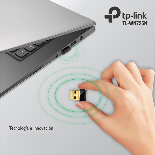 Imagen 3 de 7 de Receptor Wifi Tp-link Tl-wn725n De 150 Mbps Internet Pc