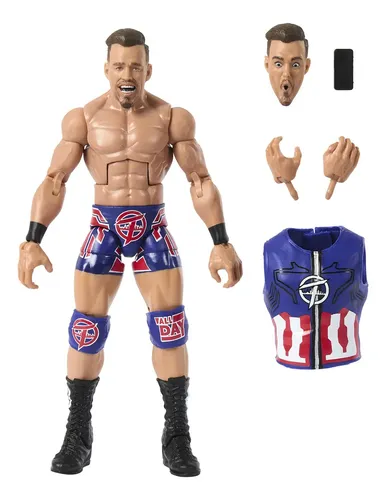 Chase Variant - Black & Grey) Austin Theory - WWE Elite 102 WWE Toy Wrestling Action Figure by Mattel