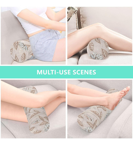 Qwthum Almohada Para El Cuello, Almohada Redonda De Espuma V