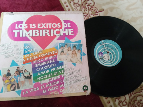 Timbiriche 15 Exitos Disco De Vinil