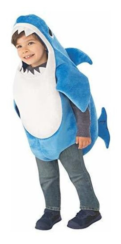 Disfraz Infantil Tiburón Papá Con Chip De Sonido.