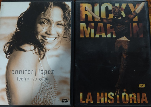 Dvd Ricky Martin Y Jeniffer López Música Originales Dos Dvd 