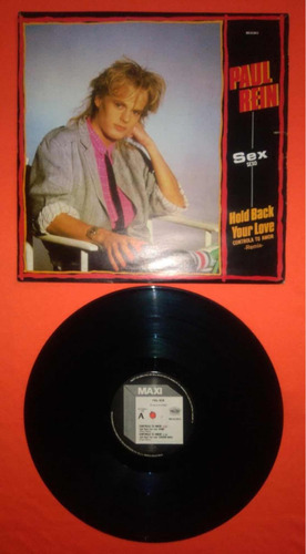 Paul Rein Hold Back Your Love 1986 Maxi Vinyl