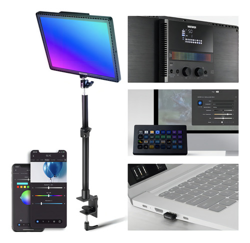 Lámpara LED Rgb Neewer GL1c Luz de transmisión