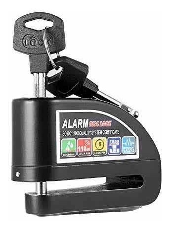 Imagen 2 de 4 de Seguro De Freno Disco Para Moto Con Alarma Honda Kawasaki