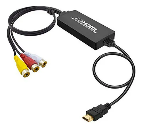 Convertidor Rca A Hdmi Compatible Con Wii, Nes, N64, Ps2, Xb