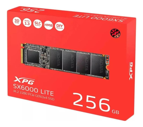 Hd Ssd M.2 256gb Pci-e 3.0 X4 Sx6000 Lite Xpg Adata