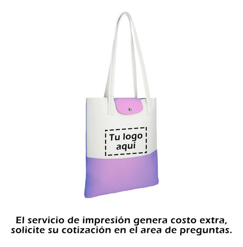 Bolsa Con Broche Magnético Y Asas