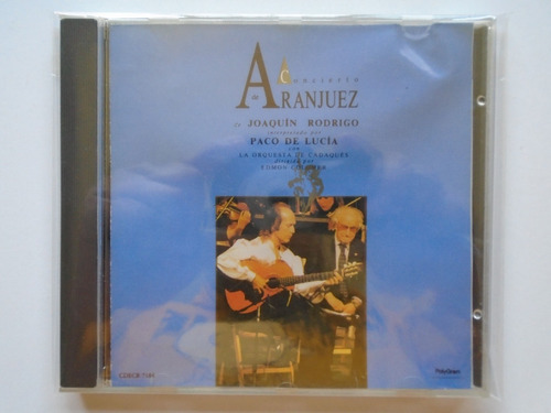 Paco De Lucia - Concierto En Aranjuez Cd 1991 Polygram