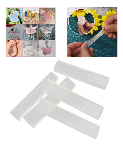 Nuevo Tiras De Resina Moldeables De 5 Piezas, Tiras De