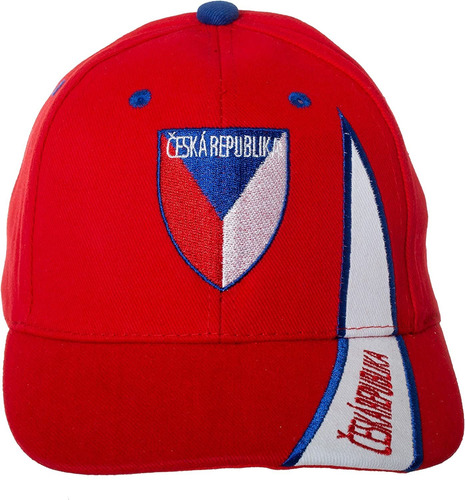 Ceska Republika - Gorra De La República Checa (100% Algodón)