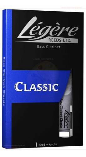 Palheta Legere Classic Clarone 3,0