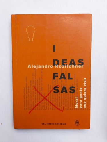 Ideas Falsas - Alejandro Rozitchner D3 Extremo