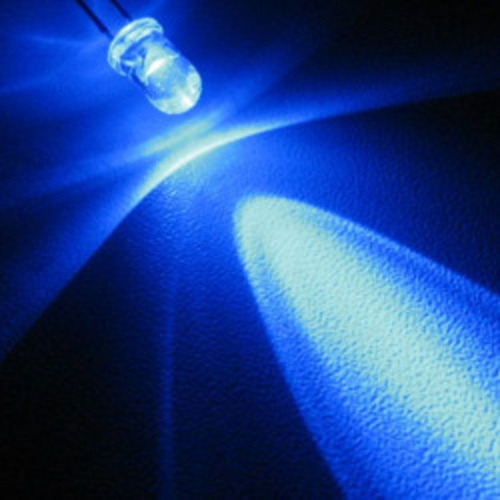 Kit Led 5mm Alto Brilho 1000 Azul