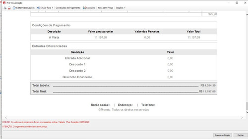 Imagem 5 de 7 de Configuração De Dimenções Promob