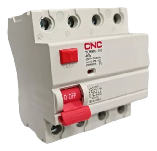 Int. Diferencial Cnc 4x40a 30ma Clase Ac