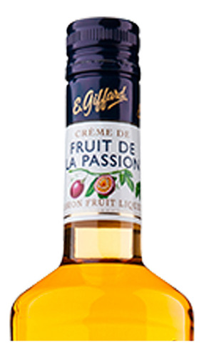 Pack De 4 Licor Giffard Creme De Fruit De La Passion 700 Ml