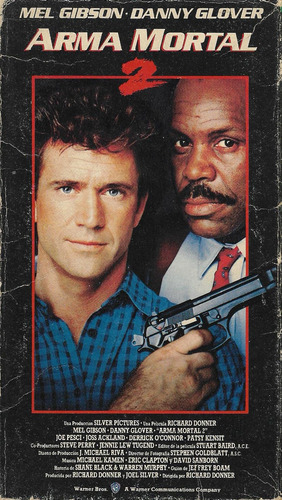 Arma Mortal 2 Vhs Lethal Weapon 2 Mel Gibson