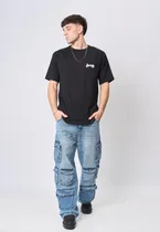Comprar Jeans Hombre Calce Baggy Rigido Bolsillos Lenox Laight Bond